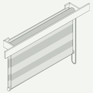 stripes_Mantovana Lineo Dritto 80_tecnico_300x300 Render di una tenda a rullo sistema stripes